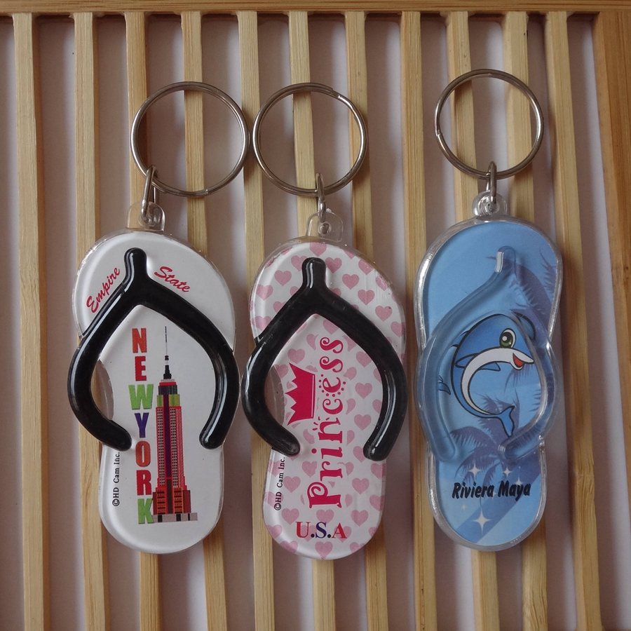 New business ideas new products clear shoes shape acrylic keychain