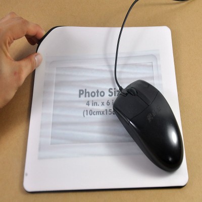 Waimaotong express pp photo frame with photo insert Eco-friendly picture frame mouse mat